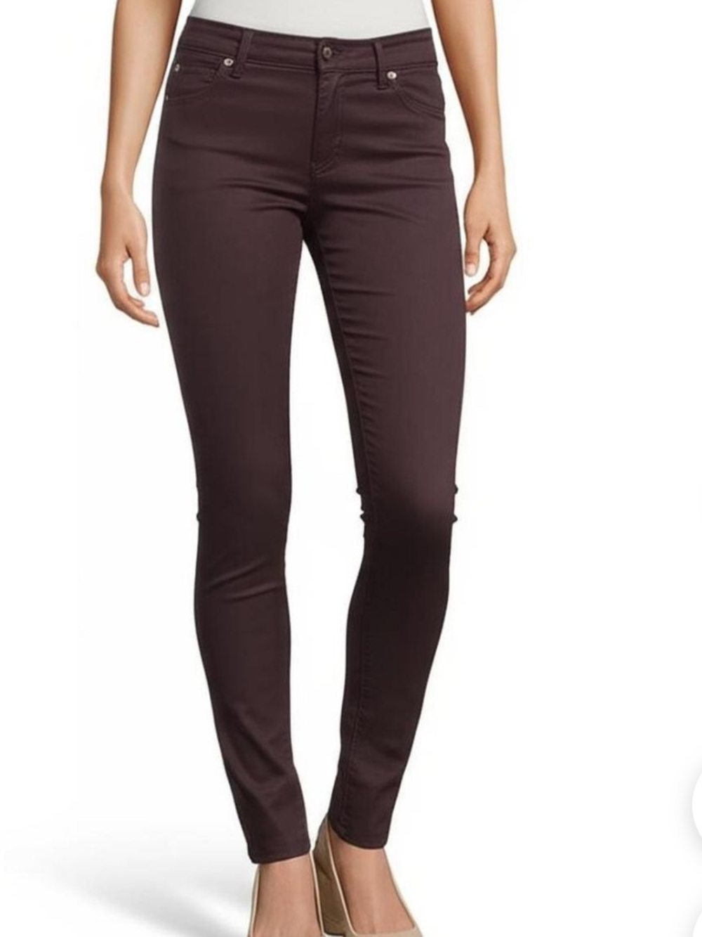 Universal Thread Target Red Chino Straight Leg Pants Burgundy Wine Color Size 10